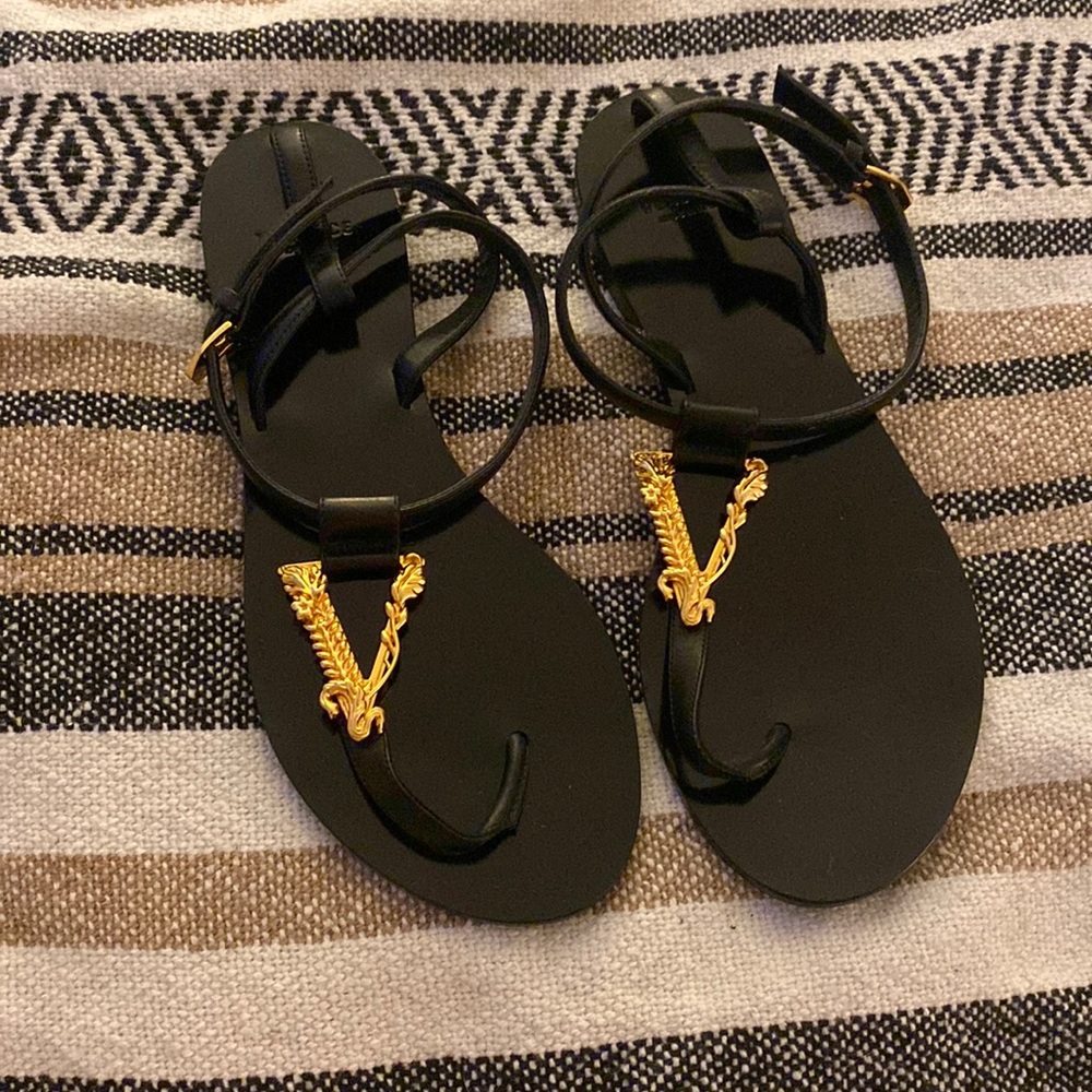 COPY - I am selling Versace sandals. Black and gold